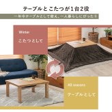 こたつ2点セット こたつ+うす掛け布団 2点セット カルテスビケ 75×60cm リアルな木目柄 省エネ コンパクト 一人暮らし ワンルーム 組立式 こたつ テーブル 布団 カルテス7560+ビケ7560 こたつセット こたつテーブル こたつ掛け布団 新生活
