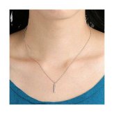 ダイヤモンド ネックレス プラチナ900 ペンダント 0.2ct 7粒 ダイヤ Iライン 華奢 レディース ジュエリー アクセサリー シンプル 上品 プレゼント ギフト 記念日 誕生日 贈り物