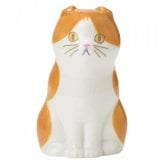 スコティッシュフォールド ペンスタンド フラワーベース 陶器 磁器 おしゃれ かわいい 猫雑貨 インテリア小物 置物 贈り物 ギフト プレゼント 卓上収納 セトクラフト