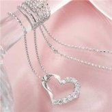 K18WG 0.3ct ハート ダイヤモンド ペンダント ネックレス 18金 ホワイトゴールド 天然石 宝石 ジュエリー アクセサリー レディース ギフト プレゼント 記念日 誕生日