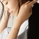 【プレゼントにおすすめ】 金属アレルギー対応 ジルコニア ブレスレット  妻 彼女 一粒 チェーン ブレス イタリア製 チェーン ゴールド シルバー プラチナ 18金 K18 18K 仕上げ SV925 結婚記念日 誕生日 プレゼント ご褒美 ギフト メッセージカード【送料無料】【ラッピング無料】