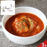 a Tempo 監修 阿波尾鶏 カチャトーラ 3個入 ギフト 鶏肉 惣菜 トマト煮込み イタリア料理