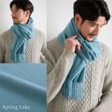 ＜刺繍納期注意＞カシミヤ マフラー カシミヤ100% メンズ ブランド Filomo 無地 メンズマフラー 秋 冬【50cm × 190cm】 【名入れ刺繍可能】 高品質 内モンゴル産 極やわカシミヤ ベビカシ カシミヤマフラー カシミヤ ストール ギフト 7F (02000277-mens-1r)