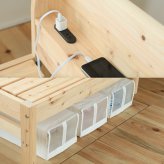 ベッド 寝具 すのこ 日本製 天然 ひのき 繊細すのこ 宮付きタイプ 組立式 シングル セミダブル ダブル S SD D 国産 高さ調整 コンセント 防ダニ 抗菌 防虫 防カビ 効果 湿気 シンプル 布団 リラックス効果 フレーム マットレス付き