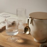 ferm LIVING ファームリビング Ripple リップル ワイングラス 2脚セット 北欧 グラス セットワイン用 赤ワイン 白ワイン デザートカップ インテリア 雑貨 キッチン おしゃれ スタッキング ペア 高級 デザートグラス