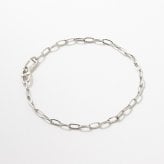 アイダ ブレスレット ラボグロウンダイヤモンド ステンレス ダイヤ ダイヤモンド チェーン シルバー お揃い ペアアクセ