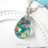 レジンクラブ 情景のレジン 睡蓮の池 RC-JOK-003 レジンシール 埋め込み 転写シール ハンドメイド アクセサリーパーツ 鯉 水草 蓮の花 奥行き感 透明感 初心者向け クラフト DIY