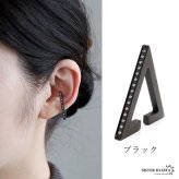 ステンレス トライアングルイヤーカフ フェイクピアス ノンホール 三角 穴不要 メンズ レディース 耳飾り シンプル ゴールド 金 片耳用 イヤリング 男性 女性