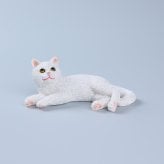 猫 置物 2個セット ミニチュア ねこ ネコ オブジェ 樹脂製 かわいい アニマル 車載 インテリア ダッシュボード 卓上 飾り 小型 デコレーション 雑貨 プレゼント