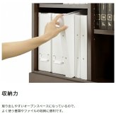 収納家具 ラック 国産 キャビネット オープン棚 可動棚付き 扉付き 書庫 木製 収納棚 リビング 書斎 本棚 オフィス 会社 テレワーク 大容量