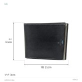 LANVINenBlue ランバンオンブルー 財布 折り財布 ウォレット レノア 二つ折り財布  メンズ 普段使い 牛革 レザー