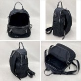 スパンコール リュック 送料無料 BG2607-08ATB 2WAY ナイロン調 メタリック 2WAY ショルダー カジュアル 大人 かわいい おしゃれ 通勤 通学 仕事 ビジネス 旅行 トラベル 新生活 ブラック