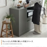 食器棚 キッチン収納 コシーナ レンジ台 ラック キッチンボード カップボード 収納 カウンター 皿 鍋 台所 コンセント付き 2口 家電 大容量 置き台 ワゴン ダイニング 食器入れ 米びつ スライドトレー 可動棚 扉 引き出し：