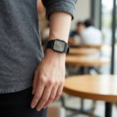 箱なし カシオ 腕時計 メンズ レディース CASIO グレー ブラック アナデジ デジタル 小さめ 軽量 薄型 デュアルタイム 海外モデル 逆輸入 レトロ シンプル 仕事 通勤 誕生日 プレゼント ギフト 成人 卒業 入学