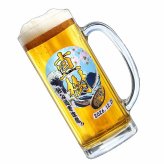名入れ ビールジョッキ プレゼント 食洗器 対応 名前入り プリント 印刷 印字 グラス コップ ビアグラス おしゃれ ビールグラス 父の日 母の日 還暦祝い 退職 誕生日 結婚祝い 昇進 無料 ラッピング ジョッキ 記念品 送別会 敬老の日 カラー ネーム入れ 男性 女性 バースデー ギフト 日本製 ビアジョッキ 435 ml 背景/イラスト入り PI39