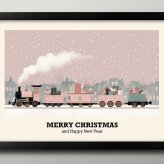 日本製 メリー クリスマス Xmas Christmas サンタクロース ビンテージイラスト A3 サイズ ポスター アート おしゃれ 絵画 インテリア 北欧 イラスト マット紙 艶消し アートパネル 額 フレーム デザイン 壁掛け ギフト 新築祝い ディスプレイ  速達 送料無料