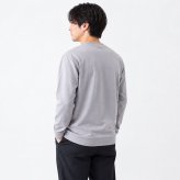 URBAN SQUARE 裏起毛長袖Tシャツ 通販 アーバンスクエア ロンT メンズ 長袖Tシャツ カットソー インナー ティーシャツ 長袖 ストレッチ 無地 シンプル きれいめ ビジネス オフィスカジュアル イージーケア トップス メンズファッション