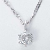 純プラチナ ネックレス ダイヤモンド 0.1ct ペンダント スクリューチェーン Pt999 一粒ダイヤ レディース アクセサリー シンプル ギフト プレゼント 記念日