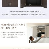 ロッカー シリーズ 上置き 棚 単品 幅60 天井 つっぱり 収納 クローゼット 衣類収納 服 洋服 衣類 天袋 上棚 アイデア 収納術 一人暮らし