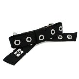 ガニー GANNI ヘアアクセサリー リボン バレッタ A6469-099 Eyelet Bow Barrette レディース ブラック 海外正規品