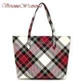 ヴィヴィアンウエストウッド トートバッグ レディース Vivienne Westwood 4205007D S0012 PF O101 NEW EXHIBITION TARTAN ニューエキシビション タータンチェック マルチカラー ショッパーバッグ オーブ