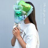 ビビットカラー バルーンギフト 名入れ 誕生日 推し バルーンフラワー バルーン 花束 バルーンブーケ ギフト 風船 演奏会 かわいい プレゼント 披露宴 女の子 お見舞い 成人式 発表会 結婚式 結婚式 卒業式 入学式 入学 卒業 開店祝い  クリスマス