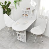 BF DECO 卓上伸縮ラック BFLS0408 デスクラック スパイスラック 幅32.5～58.5cm 奥行22cm 高さ35cm リビング収納 卓上 カウンター ミニ食器棚 棚 伸縮キッチンラック すき間収納 デスク上 ラック 小物収納 おしゃれ 新生活