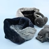 ふわふわ ファースヌード KANGOL カンゴール ファー マフラー レディース かわいい 女の子 女性用 おしゃれ シンプル カジュアル 普段使い ファー 異素材 冬 秋 防寒 自転車 クリスマスプレゼント 首 筒状 レディースマフラー ファー小物