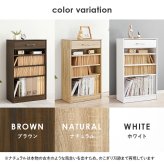 収納家具 ラック コミック 幅60 コミック約300冊収納 本棚 薄型 1cmピッチ棚板 引出し付き マンガ 漫画 文庫本 書棚 本収納 A4サイズ DVD ブックシェルフ コミックシェルフ ブック RCC-1707