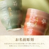 【 送料無料 】【 名入れ はんなり 湯呑み 夫婦 ペア 】 ペアギフト 美濃焼 夫婦湯呑み 結婚記念日 両親 おしゃれ 名前入り 還暦 古希 喜寿 傘寿 米寿 祝い お揃い 父 母 祖父母 結婚式 記念日 金婚式 陶器婚式 敬老の日