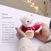 《限定15％オフ！2,980円→2,533円》 クリスマスプレゼント 彼女 【2026クリスマス限定ベア】 女性 名入れ 娘 孫 友達 テディベア くま マスコット サンタ おしゃれ マスコットキーチェーン 女の子 名前 10代 20代 ぬいぐるみ 可愛い 26クリスマスteteベア 77812