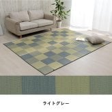 夏ラグ 夏用カーペット 国産 い草ラグ カーペット おしゃれ おすすめ ブロック調 約140×200cm