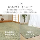 い草カーペット 清澄 せいちょう 江戸間 1畳 2畳 3畳 4.5畳 6畳 8畳 い草ラグ 天然い草100％ 掛川織 市松模様 和モダン 花ござ 上敷き 畳保護 四方縁 抗カビ 消臭 ブルー 夏用 涼感 和室 洋室 折りたたみ 調湿 さらさら 和風