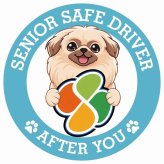 カーサイン 高齢者マーク SENIOR SAFE DRIVER ペキニーズ ステッカー シール 直径13cm 肉球 日本製 車