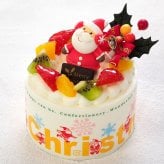 クリスマス 2026 予約 Xmas 人気 かわいい クリスマスケーキ フルーツ生クリームケーキ 3号 1名様用 お一人様ケーキ ひとり 1人用 単身 プチ 2人用 冷凍