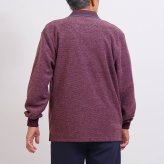 シニアファッション メンズ 80代 70代 60代 90代 秋冬 あったか 長袖 ブークレーボーダー 裏起毛 ポロシャツ おじいちゃん 服 誕生日 プレゼント 紳士服 男性 祖父 お年寄り 老人 高齢者 ギフト（cki-mt8-81463894）