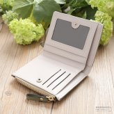 財布 レディース 二つ折り カードケース かわいい ミニ財布 コンパクト 小銭入れ お札入れ カード入れ コインケース 刺繍 動物 誕生日 プレゼント ギフト 贈り物 女性 子供