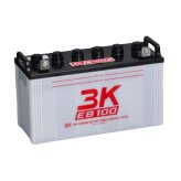 スリーキングス 3K-EB100LL 新品 サイクルバッテリー 電気車両用 電動フォークリフト 床洗浄機 ゴルフカート 溶接機 搬送車 高所作業車 120Ah 20時間率 L型端子(左) 屋内屋外対応 6ヶ月保証 岐阜バッテリー販売 【法人限定】