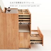 ドレッサー 付き コンパクトマルチ収納ドレッサードレッサー コンパクト 収納 多機能 ミラー 引き出し メイク 木製 【NIVEL-ナイベル-】 チェア付き コスメ 化粧台 北欧 おしゃれ かわいい ナチュラル 天然木製 鏡 インテリア