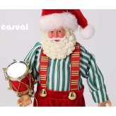 クリスマス 飾り サンタクロース オーナメント オーソドックス 吊り下げ 人形 軽量 テディベア かわいい ギフト プレゼント