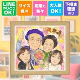 誕生日の贈り物に、とっておきの似顔絵を贈りませんか。 プレゼント 似顔絵 卒寿 手描き 贈り物 名入れ ギフト 誕生日 記念日 お祝い 白寿 長寿 ご両親 孫 祖父母 下書き確認 名入れ 修正無料 サプライズ 宝物 そっくり 親孝行 宝物 90歳 卒寿祝い 長寿 ハロウィン 披露宴 メモリアル 傘寿祝い 贈答品 ウェディングギフト 感謝の品 初任給 色紙 節目 結婚祝い 二次会 おすすめ キレイ