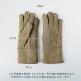 ムートン 手袋 グローブ レディース ダブルフェイス 冬 【ネコポスで送料無料】【名入れ 可能】 羊毛 羊革 暖かい 秋 女性 防寒 リアルファー レザー グローブ 5本指 ナッパ加工 スエード加工 ギフト プレゼント 7F (01000896r)