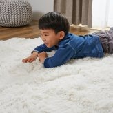 韓国風ラグ 雲形 ラグ 雲型 シャギーラグ 洗える もこもこ ふわふわ 抗菌 防臭 滑り止め 床暖房 ホットカーペット対応
