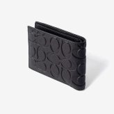 コーチ COACH 3-IN-1 WALLET C1231 シグネチャー 二つ折り財布 メンズ 財布