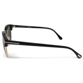 トムフォード TOM FORD サングラス アジアンフィット FT0248 05N 53 UVカット メンズ レディース ユニセックス ブラック+ゴールド+グリーン