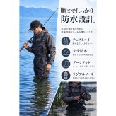 GranWalker グランウォーカー ショートブーツ チェストハイウェーダー ラジアルソール 軽量 完全防水 釣りグッズ 渓流 サーフ アウトドア用 キャンプ