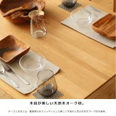 ダイニング家具 ダイニングテーブル おしゃれ 幅80cm 正方形 オーク 天然木 無垢 ダイニング テーブル 食卓 食卓テーブル 木製 無垢材 北欧 おすすめ 2人用 二人用 カフェ 新生活 ナチュラル リバー river
