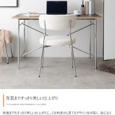 ダイニングチェアー キッチン リビング オフィス ブークレ ホワイト 韓国 インテリア ワーク 大人かわいい ドレッサー 円形 丸 PC 幅47 一人暮らし テーブル もこもこ モコモコ 布 ファブリック デザイナーズ 新生活