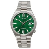 CITIZEN 腕時計 シチズン 時計 ウォッチ シチズン コレクション TSUYOSA Collection ツヨサ コレクション 自動巻き メカニカル グリーン メンズ NJ0150-81X [並行輸入品]