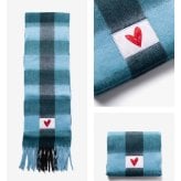 【正規品】 バーブ トゥ ドゥ VERB TO DO SCARF マフラー C-SCARF スカーフ レディース チェック 大判 フリンジ ファッション小物